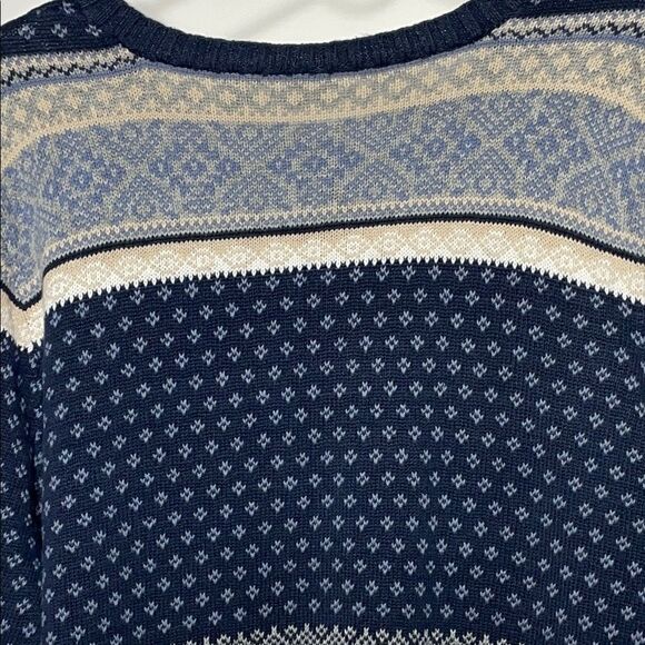 Cherokee Women's Navy Patterned cardigan Sweater - Picture 6 of 7